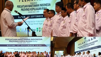 Pelantikan PWI Kepri