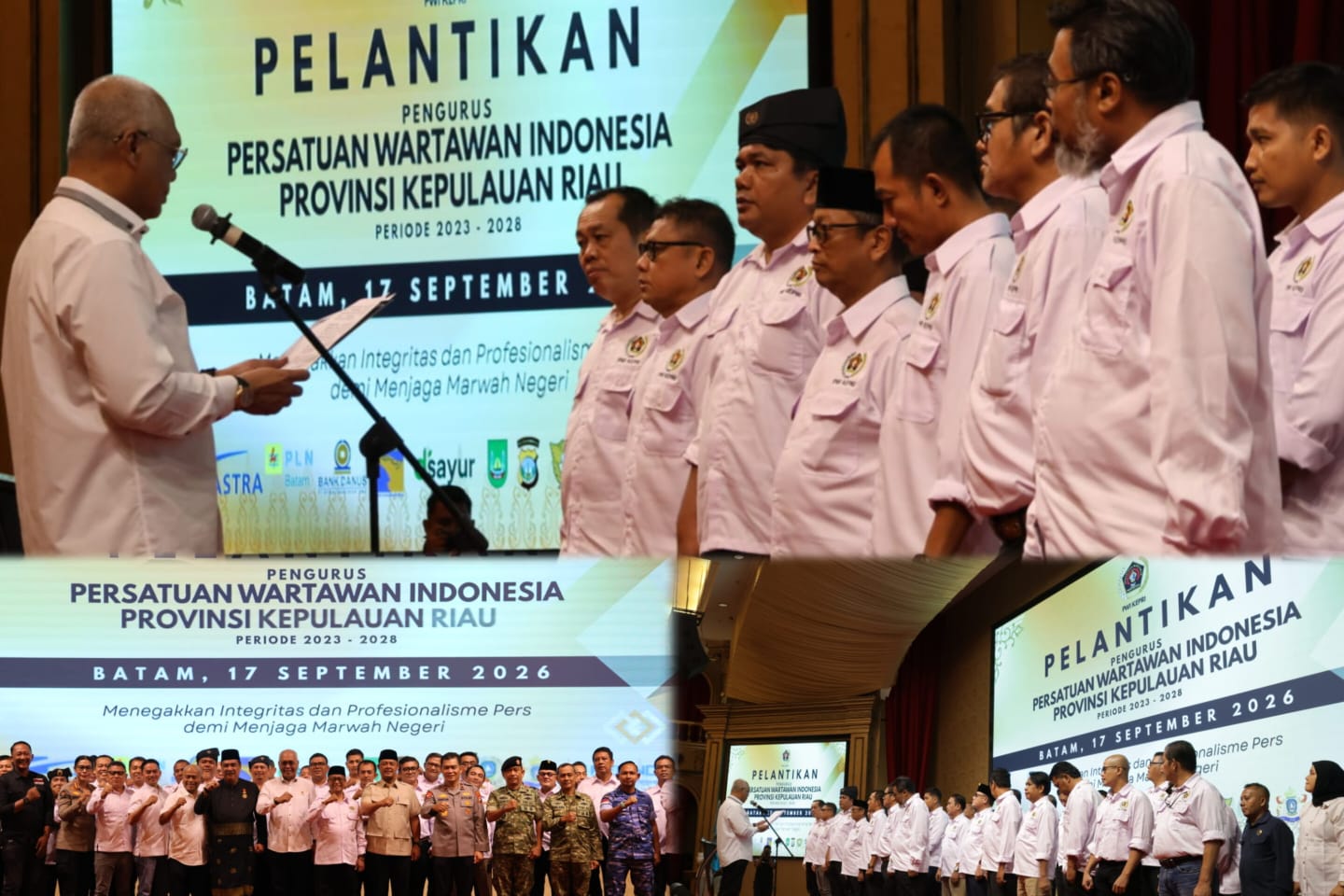 Pelantikan PWI Kepri