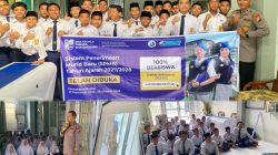 Polres Rohul Sosialisasikan PPDB SMA Kemala Taruna Bhayangkara kepada Pelajar SMP Tahfidz Madani