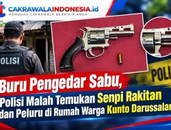 Buru Pengedar Sabu, Polisi Malah Temukan Senpi Rakitan dan Peluru di Rumah Warga Kunto Darussalam