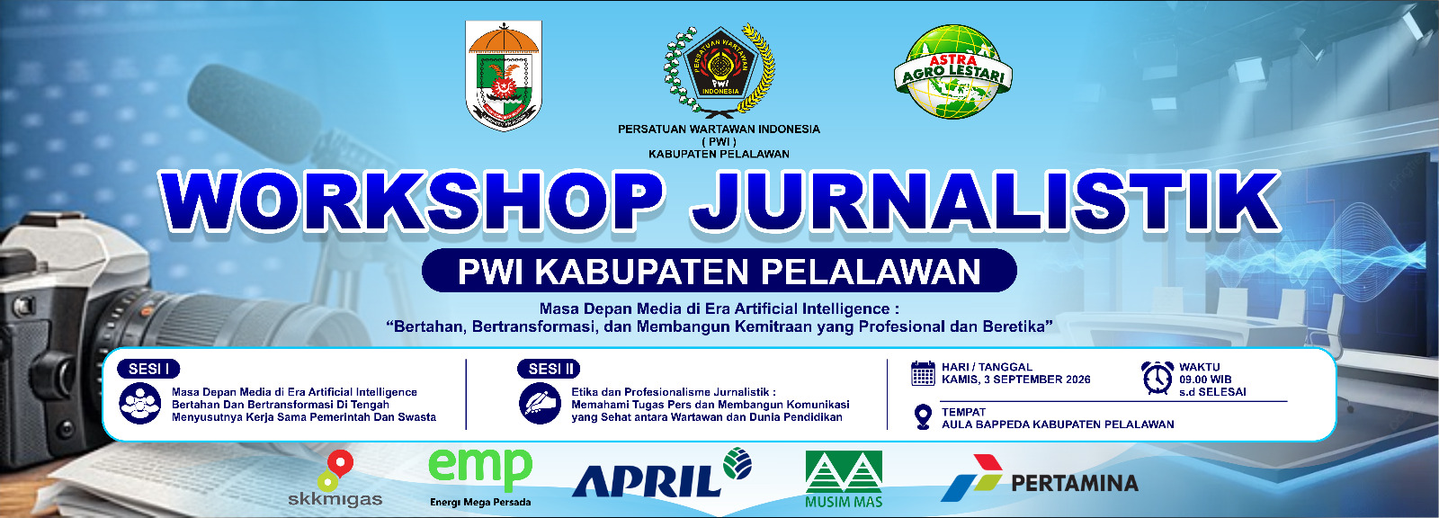 Workshop Jurnalistik PWI Pelalawan