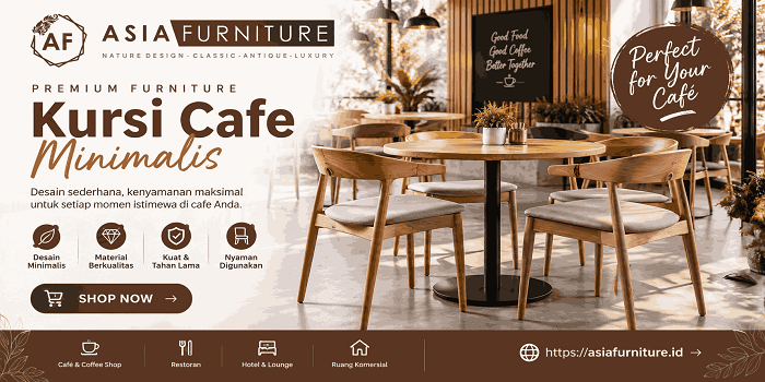 Tips Memilih Kursi Cafe Minimalis