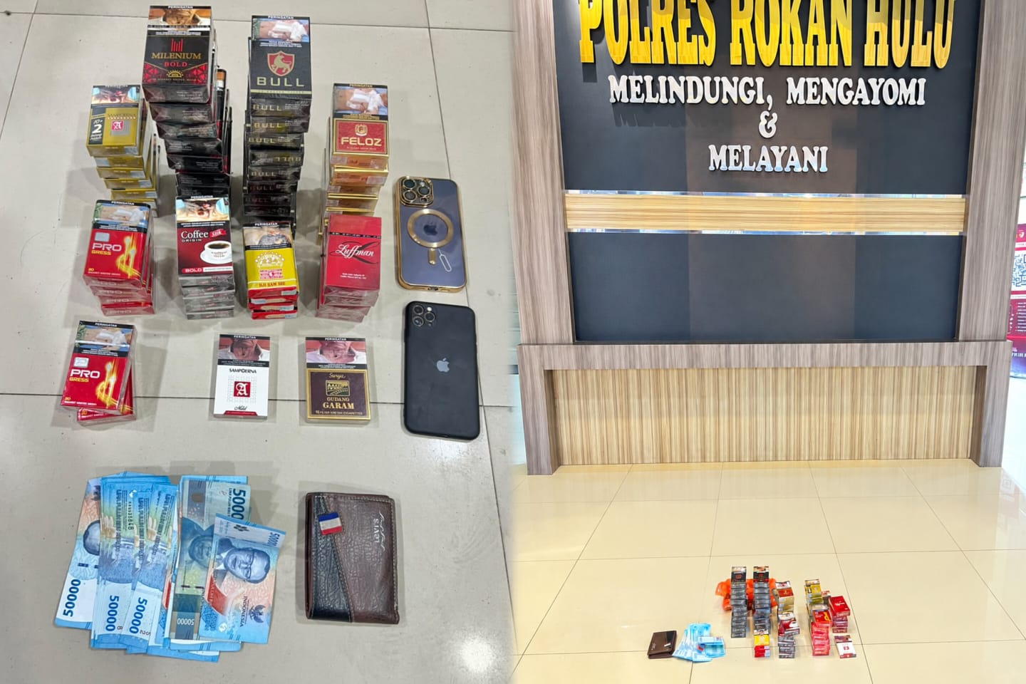 BB Tindak Pidana Pencurian Rokok