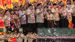 Peringati Hari Pramuka ke-65, Kwarcab Rokan Hulu Gelar Pelantikan Pengurus dan Apel Besar