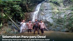 Pendamping Perhutanan Sosial, Perangkat Desa dan LPHD Sikebau Jaya Sisir Hutan 7,52 Ha di Tengah Kepungan Sawit